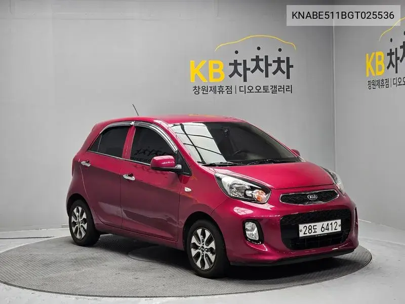 2015 KIA MORNING VIN KNABE511BGT025536 — фото 2