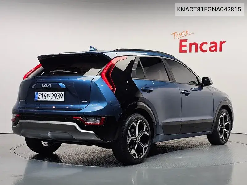 2022 KIA NIRO VIN KNACT81EGNA042815 — фото 2