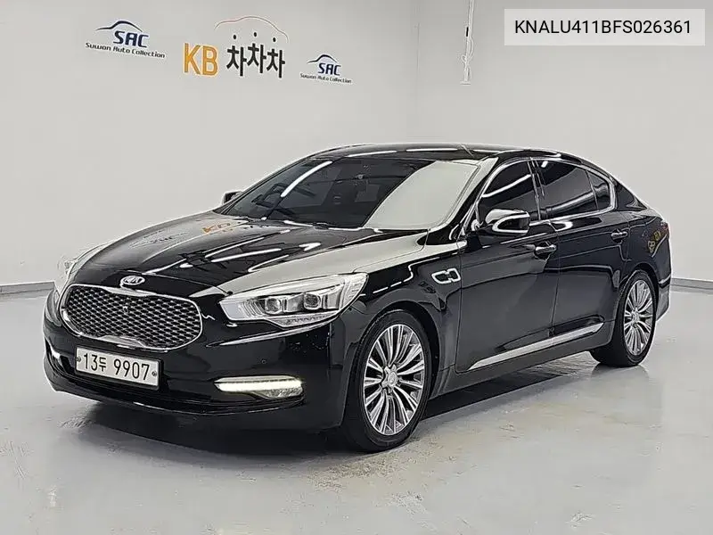 2015 KIA QUORIS VIN KNALU411BFS026361 — фото 2