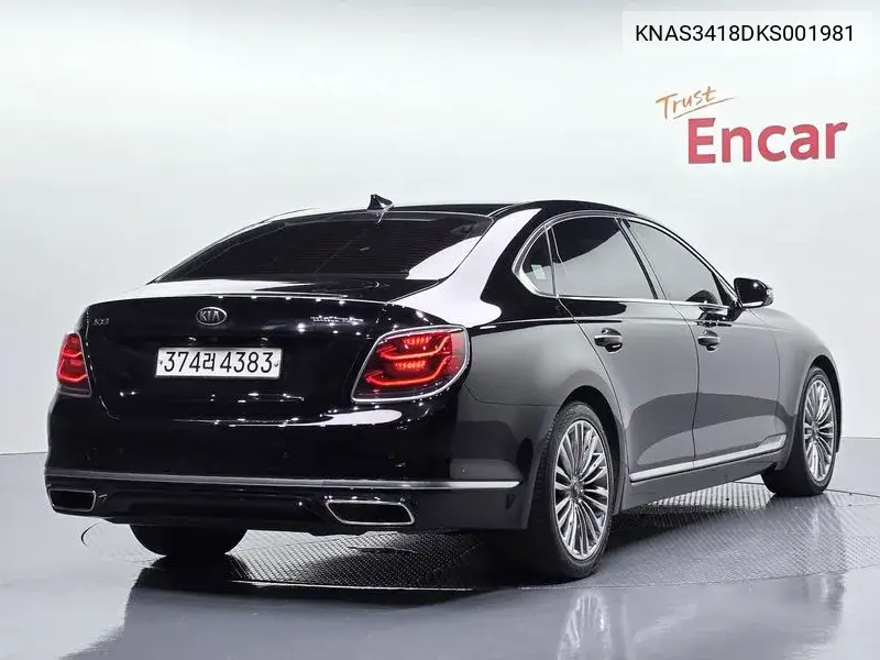 2018 KIA QUORIS VIN KNAS3418DKS001981 — фото 2