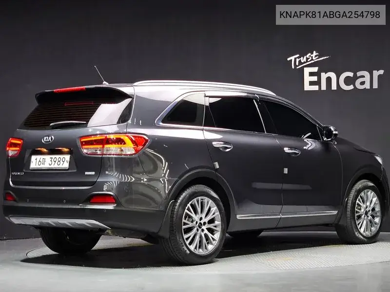 2016 KIA SORENTO VIN KNAPK81ABGA254798 — фото 2