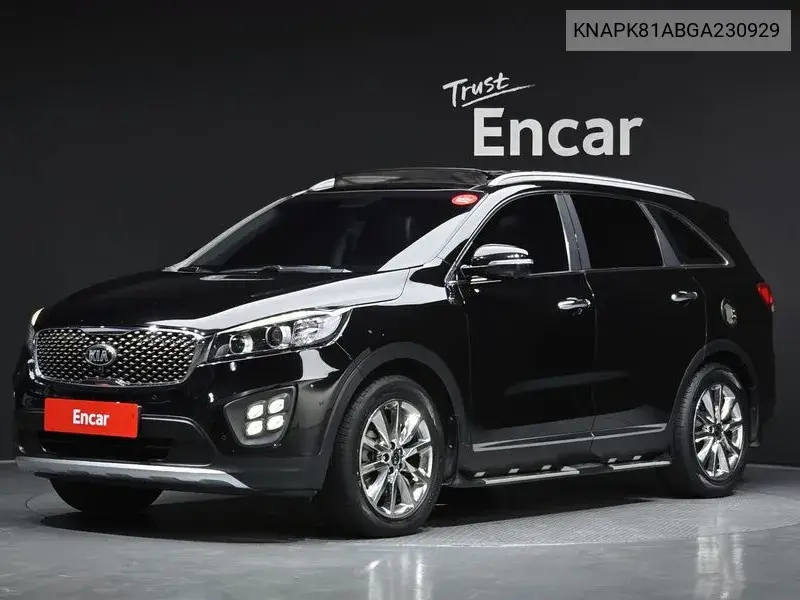 KIA SORENTO 2016, VIN KNAPK81ABGA230929
