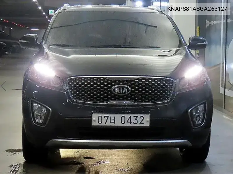 2016 KIA SORENTO VIN KNAPS81ABGA263127 — фото 2