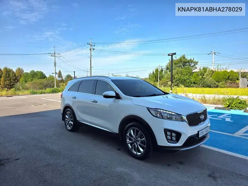KIA SORENTO 2016, VIN KNAPK81ABHA278029