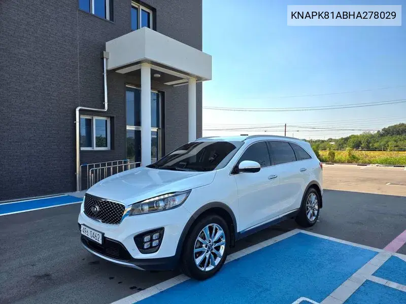 2016 KIA SORENTO VIN KNAPK81ABHA278029 — фото 2