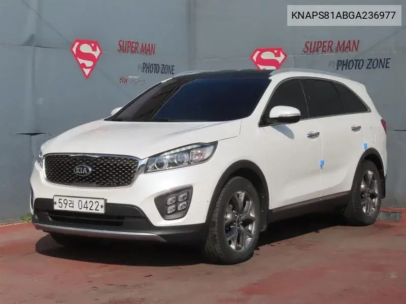 KIA SORENTO 2016, VIN KNAPS81ABGA236977