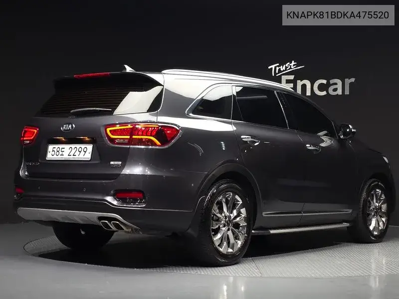 2018 KIA SORENTO VIN KNAPK81BDKA475520 — фото 2
