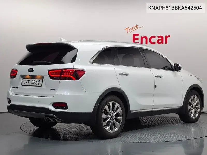 2019 KIA SORENTO VIN KNAPH81BBKA542504 — фото 2