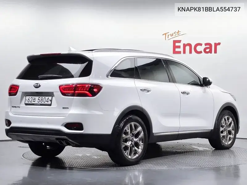 2019 KIA SORENTO VIN KNAPK81BBLA554737 — фото 2