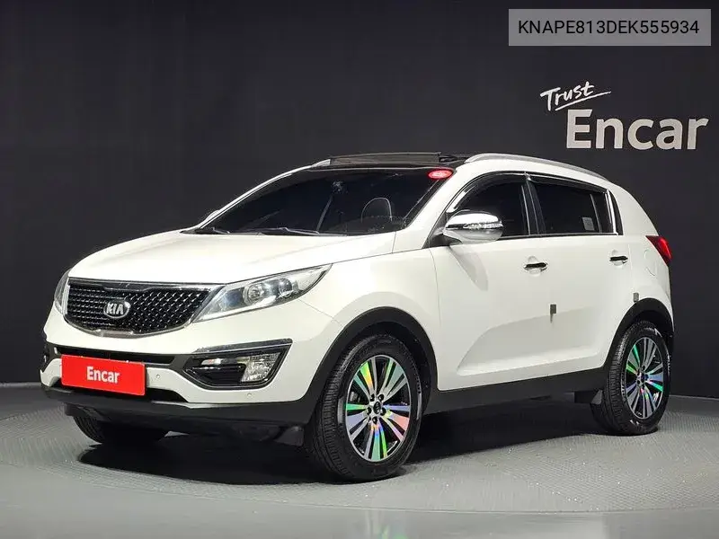 KIA SPORTAGE 2013, VIN KNAPE813DEK555934