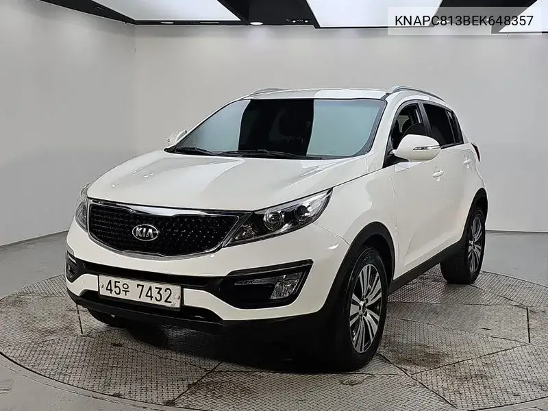 KIA SPORTAGE 2014, VIN KNAPC813BEK648357