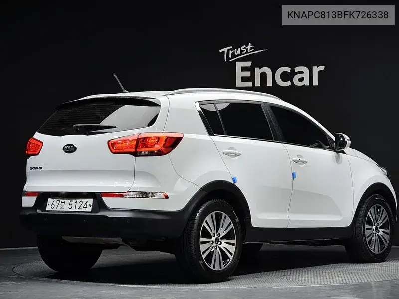 2014 KIA SPORTAGE VIN KNAPC813BFK726338 — фото 2