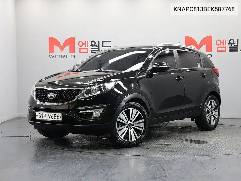 KIA SPORTAGE 2014, VIN KNAPC813BEK587768