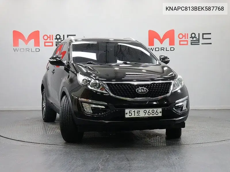 2014 KIA SPORTAGE VIN KNAPC813BEK587768 — фото 2