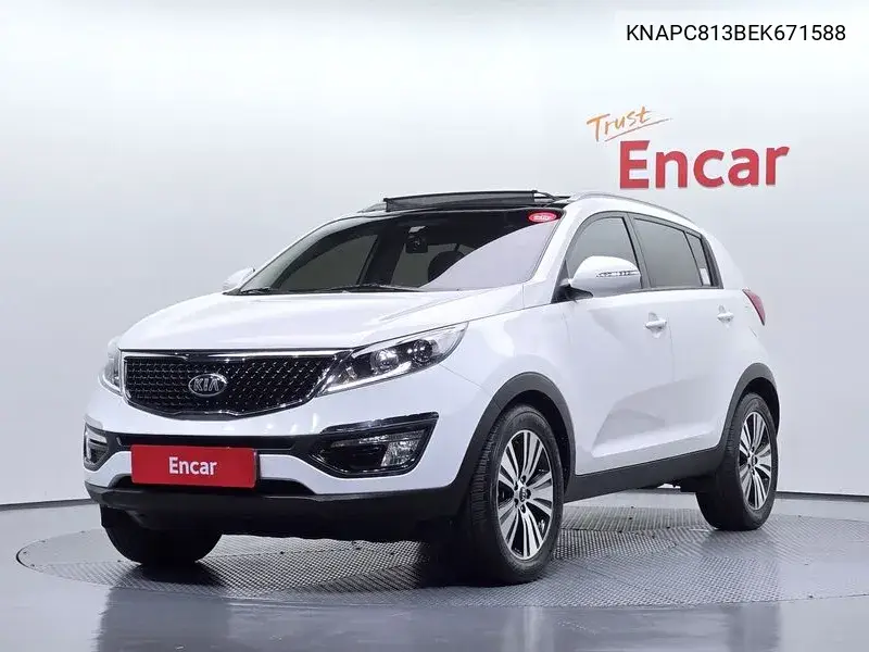 2014 KIA SPORTAGE VIN KNAPC813BEK671588 — фото 2