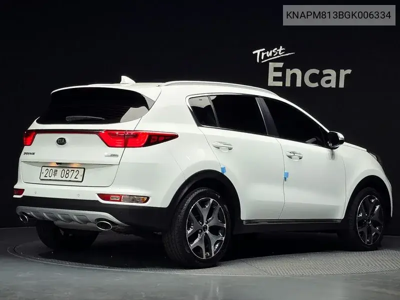 2015 KIA SPORTAGE VIN KNAPM813BGK006334 — фото 2