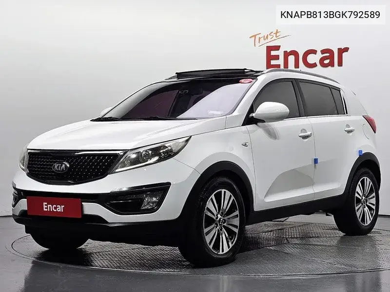KIA SPORTAGE 2015, VIN KNAPB813BGK792589