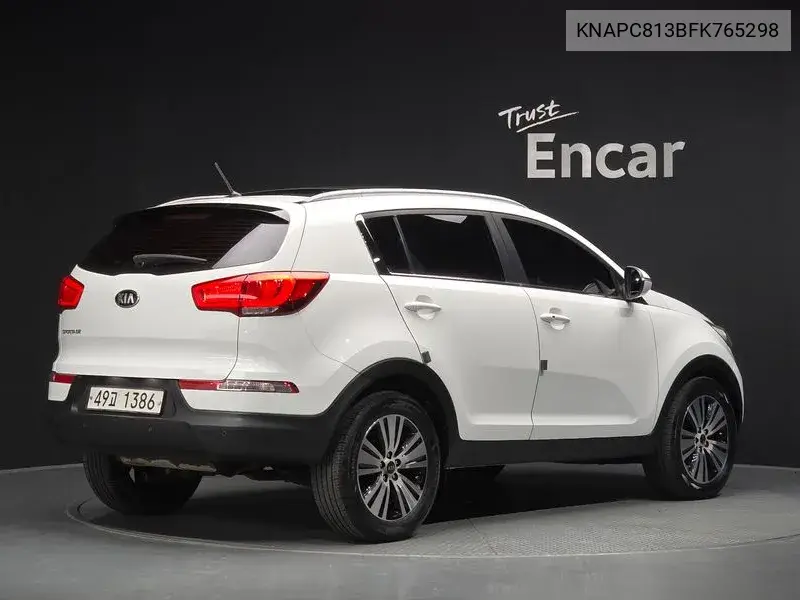 2015 KIA SPORTAGE VIN KNAPC813BFK765298 — фото 2