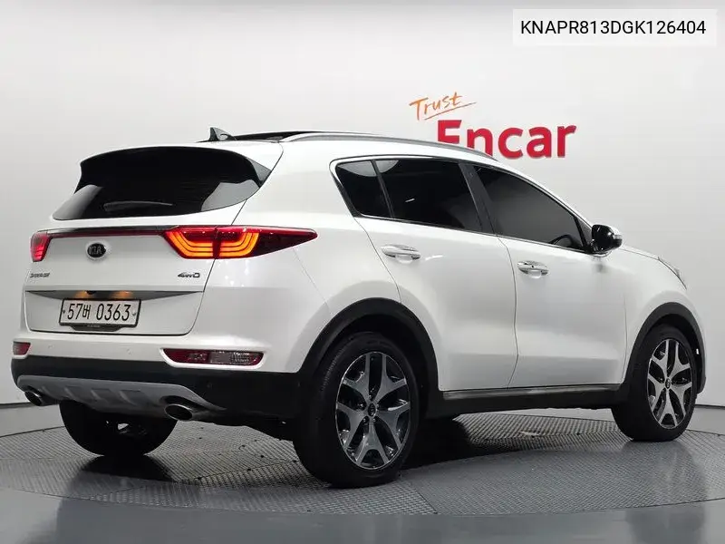 2016 KIA SPORTAGE VIN KNAPR813DGK126404 — фото 2