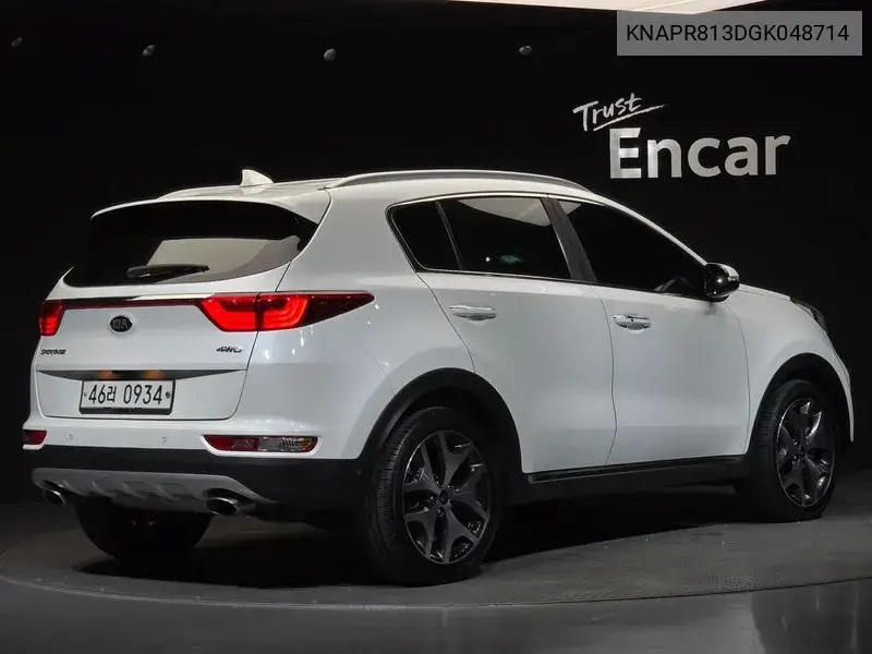2016 KIA SPORTAGE VIN KNAPR813DGK048714 — фото 2