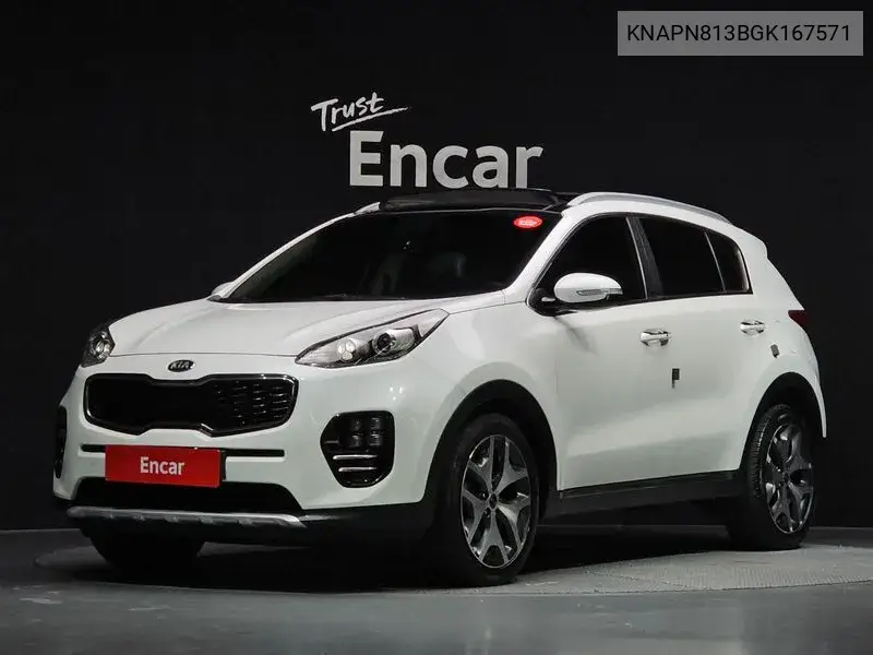 KIA SPORTAGE 2016, VIN KNAPN813BGK167571