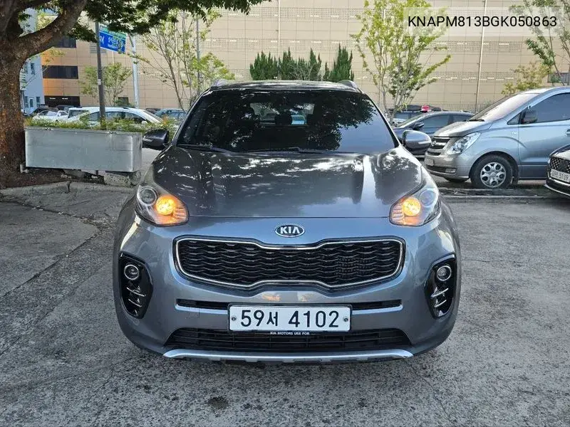 2016 KIA SPORTAGE VIN KNAPM813BGK050863 — фото 2