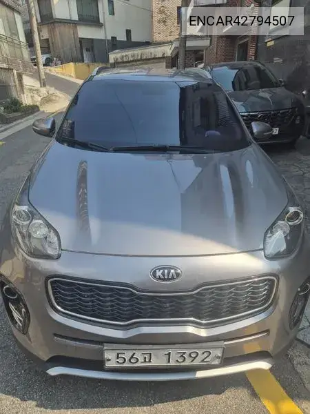 KIA SPORTAGE 2016, VIN N/A