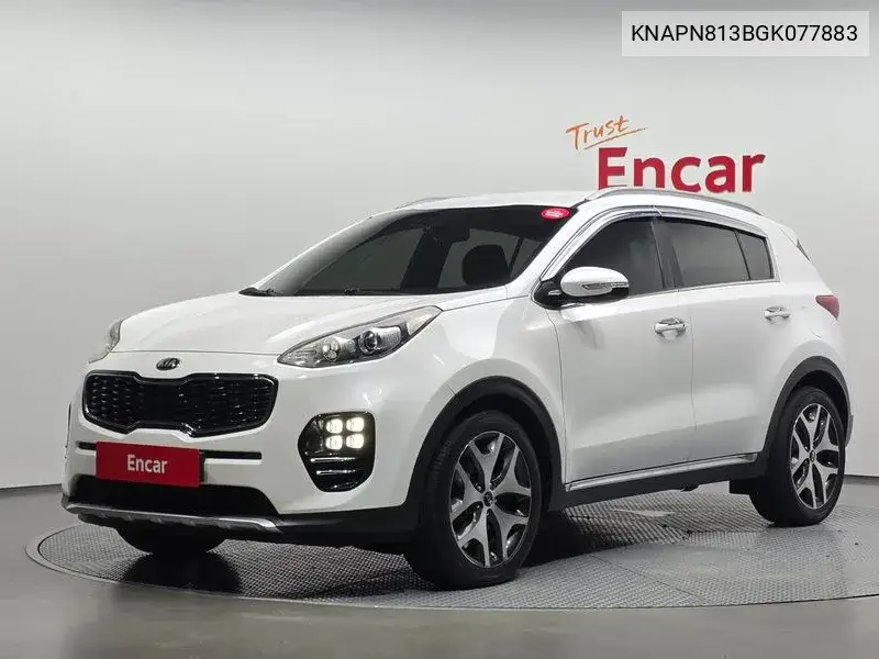 KIA SPORTAGE 2016, VIN KNAPN813BGK077883