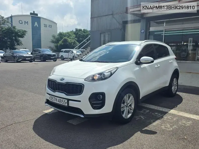 KIA SPORTAGE 2017, VIN KNAPM813BHK291810