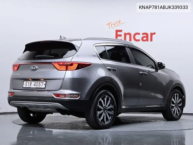 2017 KIA SPORTAGE VIN KNAP781ABJK339333 — фото 2