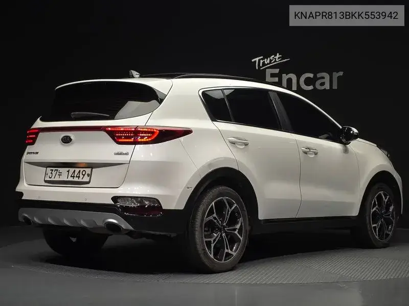 2018 KIA SPORTAGE VIN KNAPR813BKK553942 — фото 2