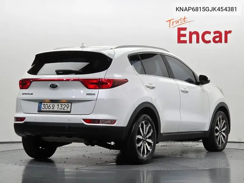 KIA SPORTAGE 2018, VIN KNAP6815GJK454381