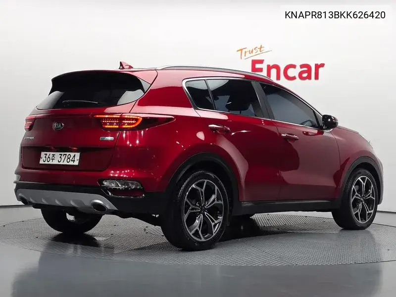 2019 KIA SPORTAGE VIN KNAPR813BKK626420 — фото 2