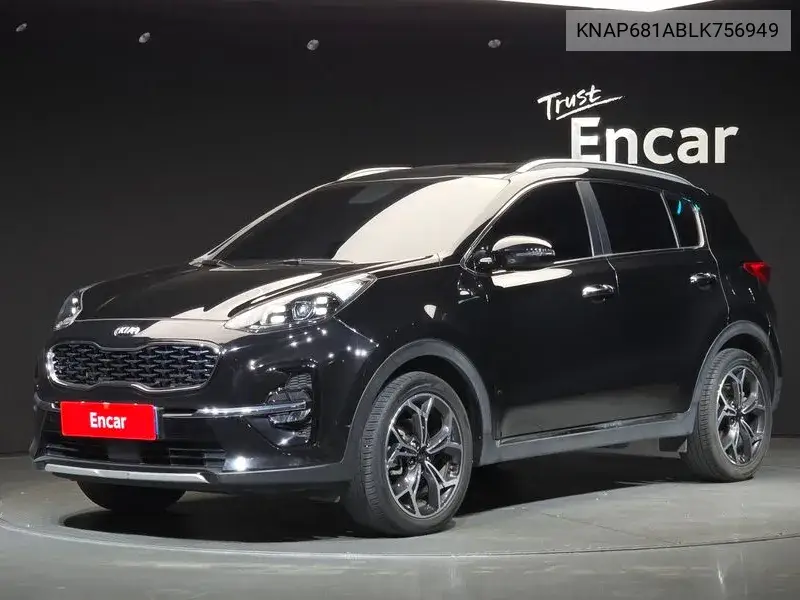 KIA SPORTAGE 2019, VIN KNAP681ABLK756949