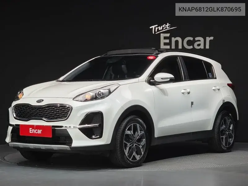 KIA SPORTAGE 2020, VIN KNAP6812GLK870695