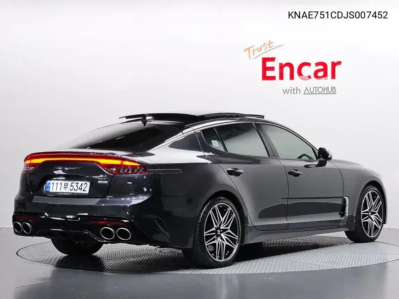 2017 KIA STINGER VIN KNAE751CDJS007452 — фото 2