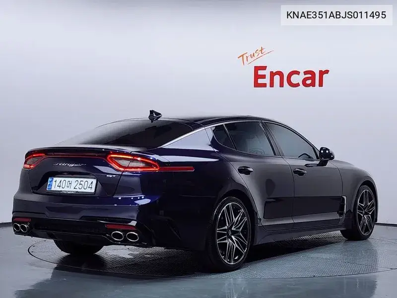 2017 KIA STINGER VIN KNAE351ABJS011495 — фото 2