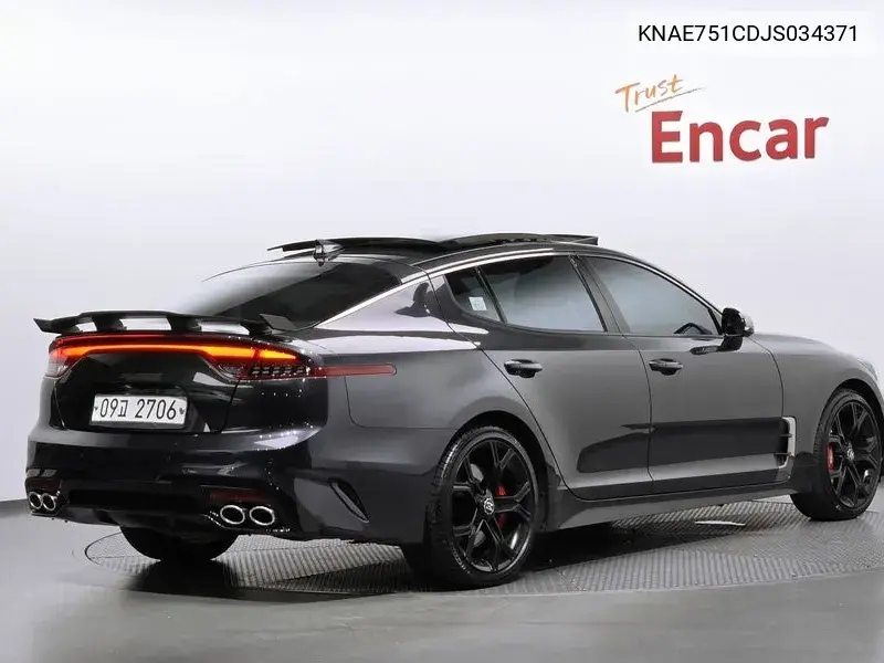 2018 KIA STINGER VIN KNAE751CDJS034371 — фото 2