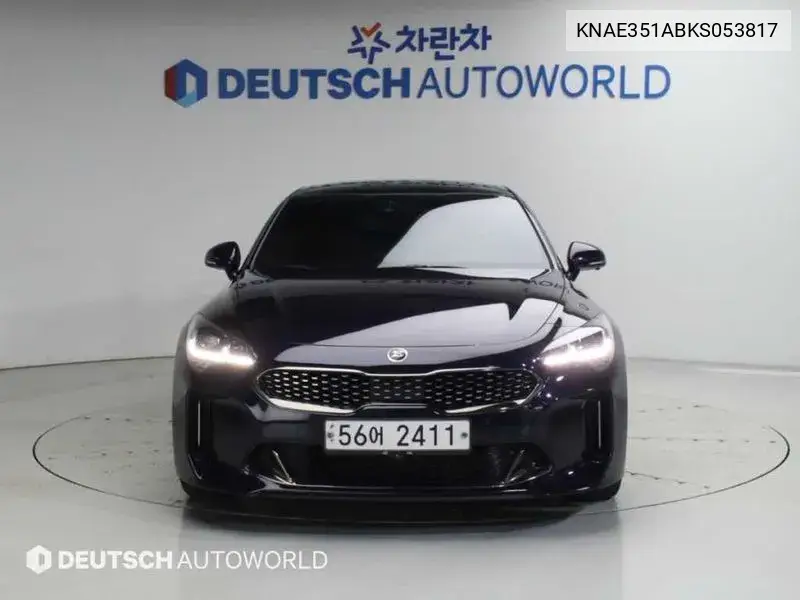 KIA STINGER 2019, VIN KNAE351ABKS053817