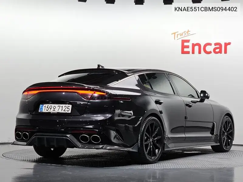 2020 KIA STINGER VIN KNAE551CBMS094402 — фото 2