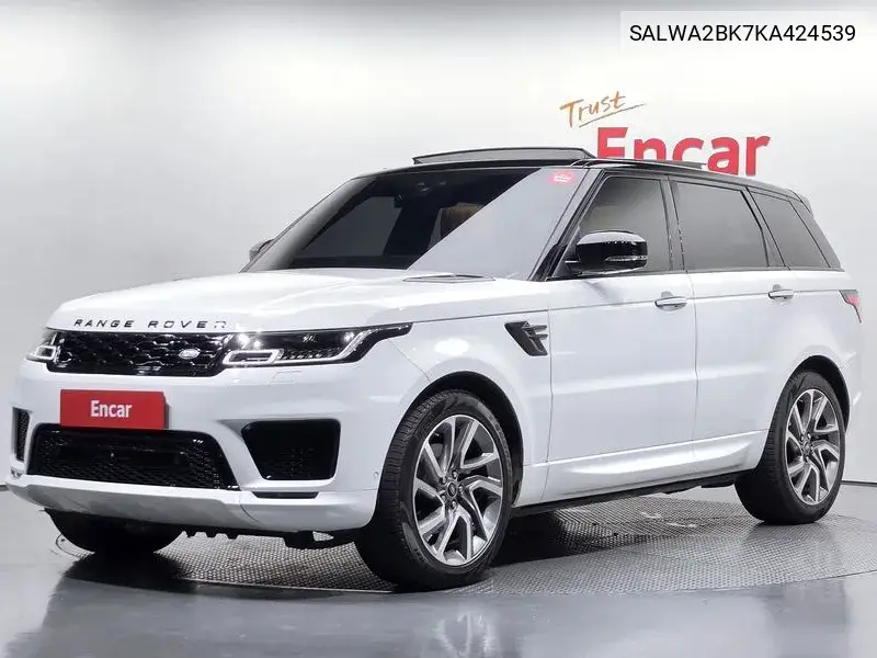 LAND ROVER RANGE ROVER SPORT 2019, VIN SALWA2BK7KA424539