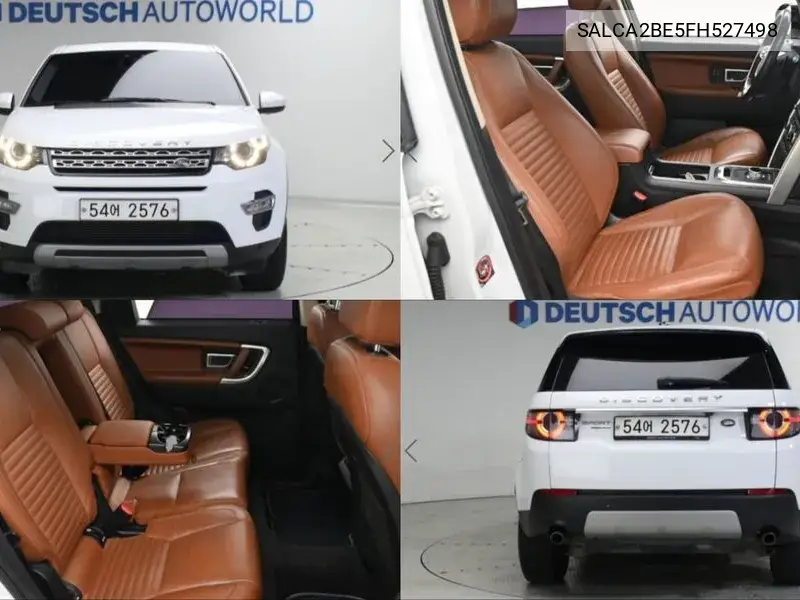 LAND ROVER DISCOVERY SPORT 2015, VIN SALCA2BE5FH527498