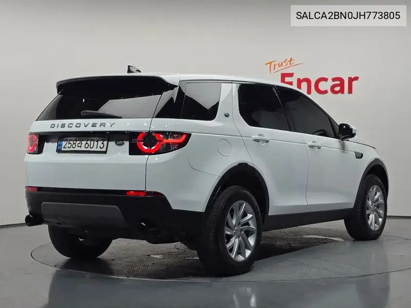 LAND ROVER DISCOVERY SPORT 2018, VIN SALCA2BN0JH773805
