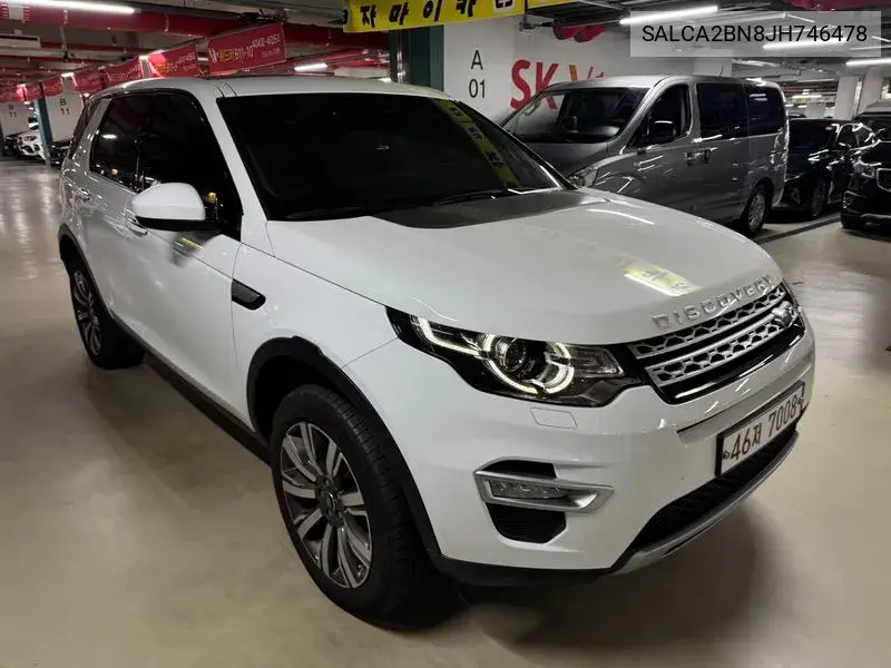 LAND ROVER DISCOVERY SPORT 2018, VIN SALCA2BN8JH746478