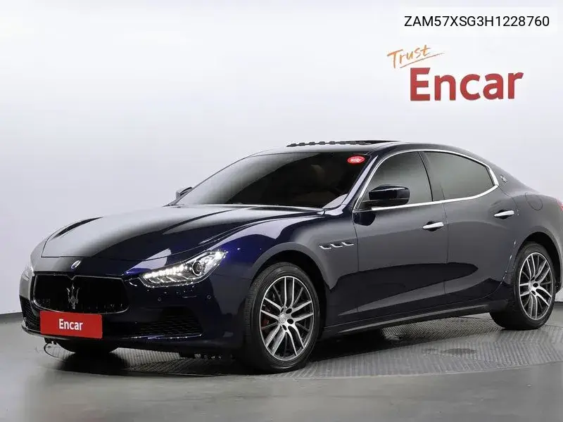 MASERATI GHIBLI 2017, VIN ZAM57XSG3H1228760