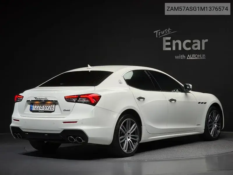 2021 MASERATI GHIBLI VIN ZAM57ASG1M1376574 — фото 2