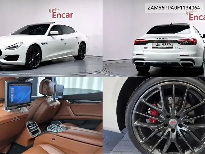 MASERATI QUATTROPORTE 2015, VIN ZAM56PPA0F1134064