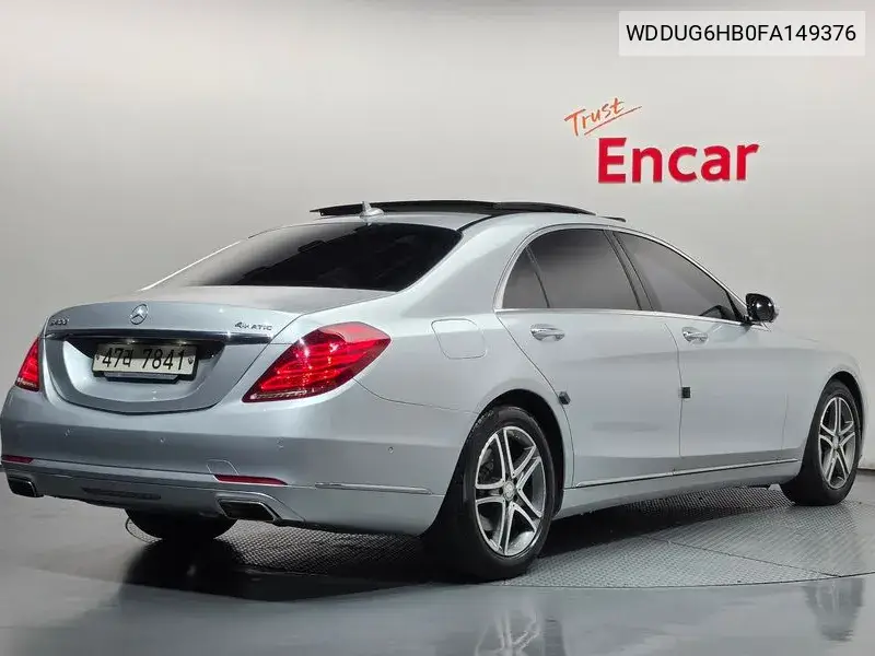 2015 MERCEDES S-KLASSE VIN WDDUG6HB0FA149376 — фото 2