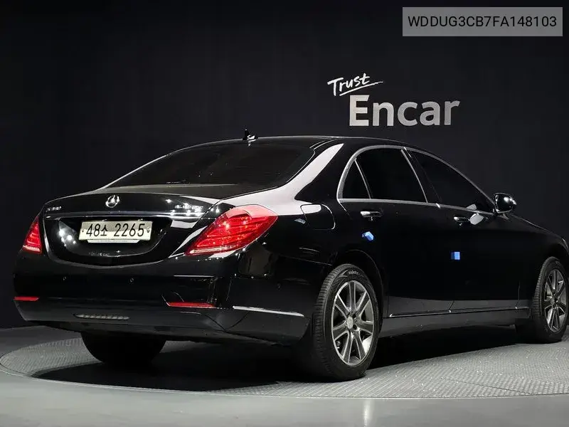 2015 MERCEDES S-KLASSE VIN WDDUG3CB7FA148103 — фото 2
