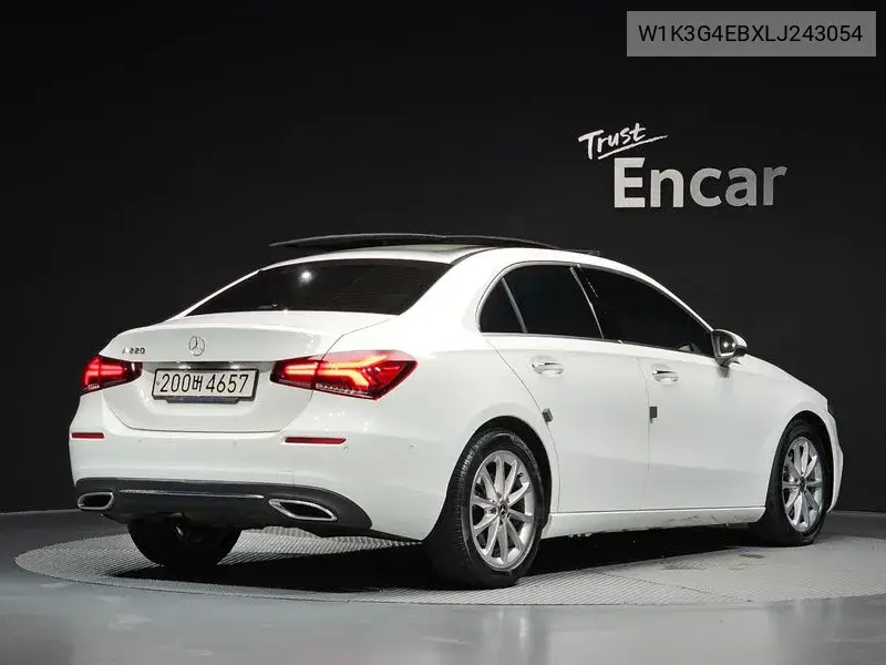 2020 MERCEDES A-KLASSE VIN W1K3G4EBXLJ243054 — фото 2